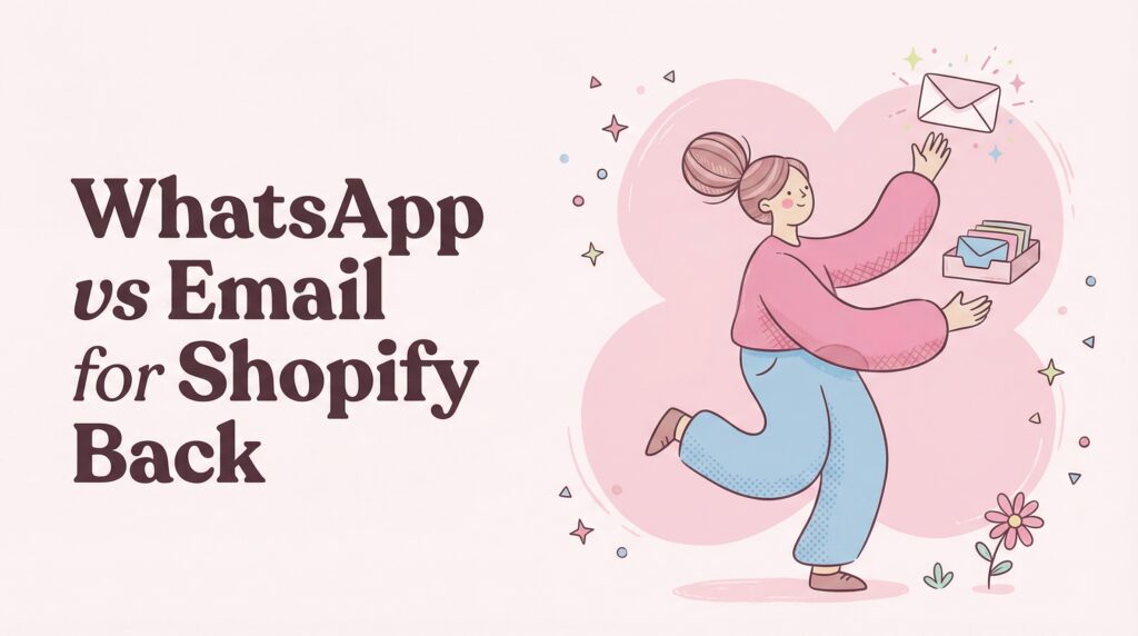 WhatsApp vs Email for Shopify Notifications (Real Data, Real Costs)