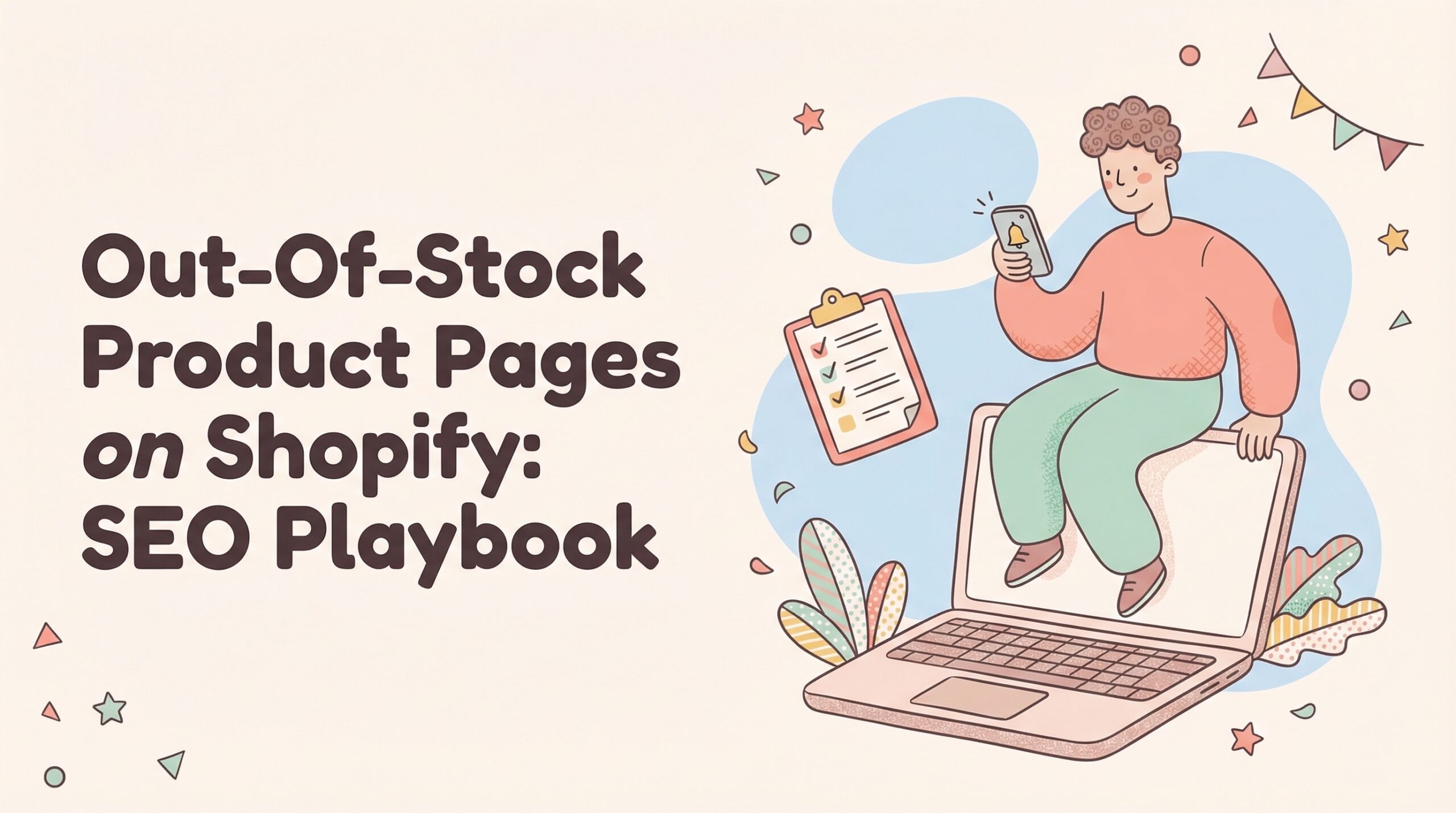 Out-of-stock product pages on Shopify SEO playbook featured image